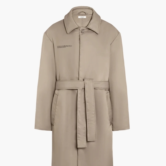 Pangaia Trench Coat. Size M. Color Taupe. New. - Picture 4 of 4